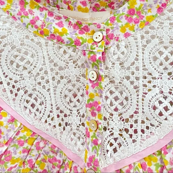 NWT: LOVESHACKFANCY | Egan Floral Crop Top - Picture 3 of 10